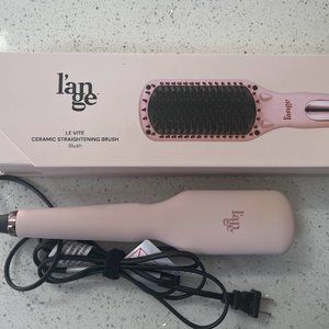 Lange Le Vite Ceramic Straightening Brush in Blush